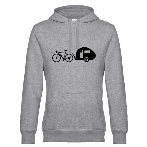 Fahrrad Wohnwagen Fahrradwohnwagen Radfahrer Hoodie Männer King Hooded