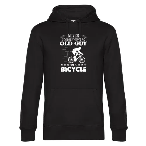 Fahrradfahren Rentner MTB Biker Alter Mann Spruch Hoodie Männer King Hooded