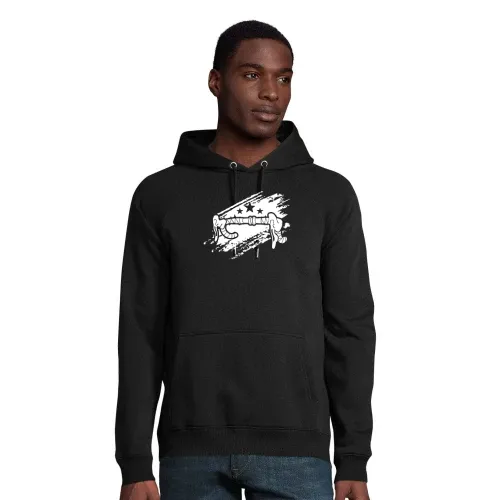 Fahrradlenker Vintage Rennrad Radfahrer Hoodie Männer Stellar Bio