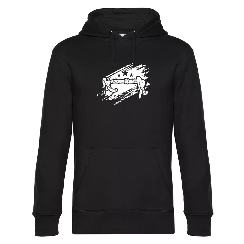  Männer Hoodie mit Aufdruck 'Fahrradlenker Vintage Rennrad Radfahrer'