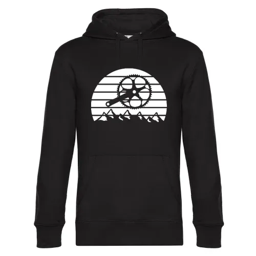 Fahrradteile Berglandschaft - Hoodie Männer King Hooded