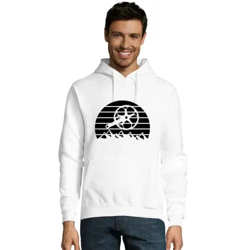 Fahrradteile Berglandschaft - Hoodie