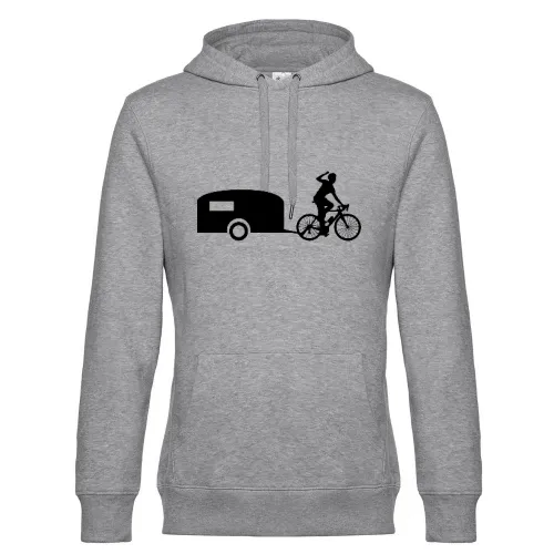 Fahrradwohnwagen Fahrrad Wohnwagen Radfahrer Hoodie Männer King Hooded