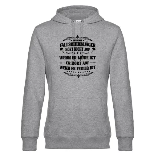 Fallschirmjäger Hört Nicht Auf - Bundeswehr Falli Männer Hoodie