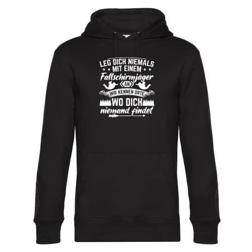 Fallschirmjäger Militär Orte Spruch Falli Soldaten Hoodie Männer King Hooded