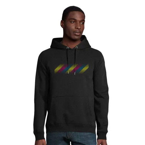 Farbige Punkte mit Verlauf Hoodie Männer Stellar Bio