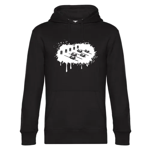 Farbklecks Mischpult Männer Hoodie