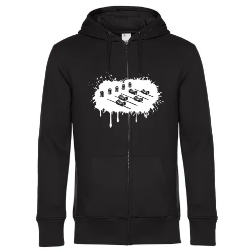Farbklecks Mischpult Männer Hoodie