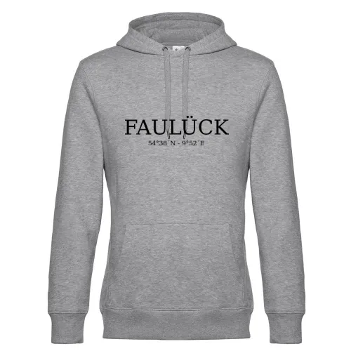 Faulück Koordinaten Hoodie Männer King Hooded