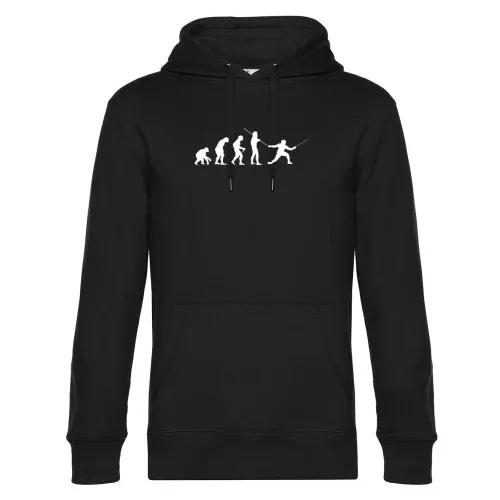 Fechten Fechter Evolution Degenkampf Männer Hoodie
