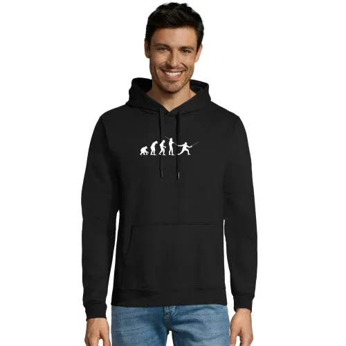 Fechten Fechter Evolution Degenkampf Männer Hoodie