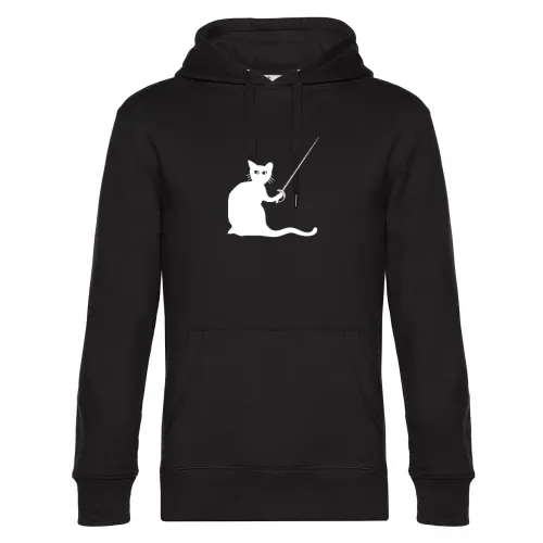 Fechten Katze Fechter Männer Hoodie