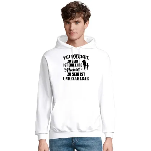 Feldwebel Mama Bundeswehr Unteroffizier Mutter BW Männer Hoodie