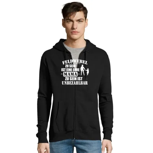 Feldwebel Mama Unbezahlbar Soldatin Mutter Männer Hoodie