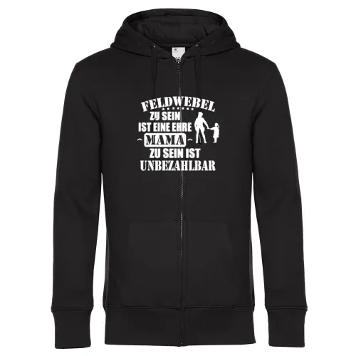 Feldwebel Mama Unbezahlbar Soldatin Mutter Männer Hoodie