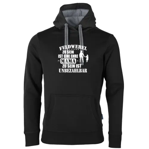 Feldwebel Mama Unbezahlbar Soldatin Mutter Männer Hoodie