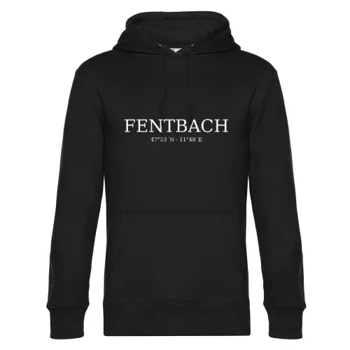 Fentbach Koordinaten Hoodie Männer King Hooded