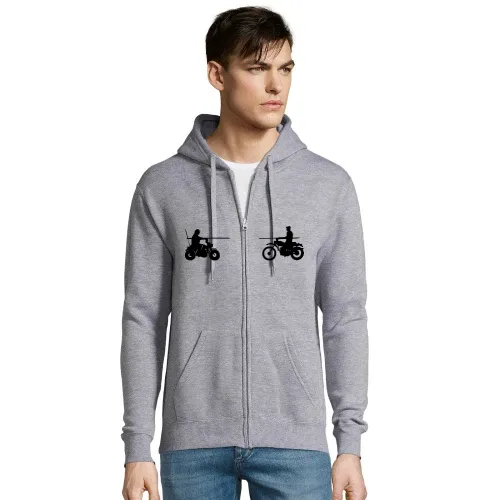 Fight on Bike Männer Hoodie