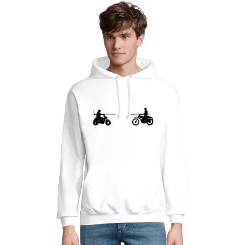 Fight on Bike Männer Hoodie