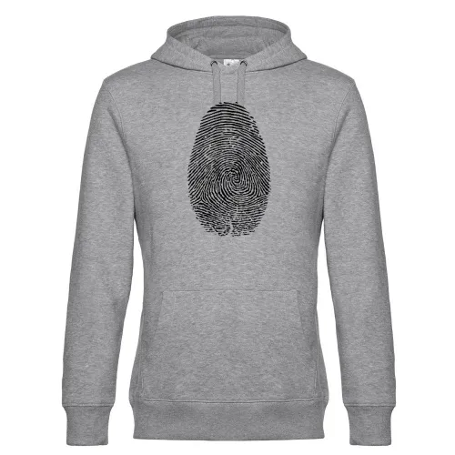 Fingerabdruck Männer Hoodie