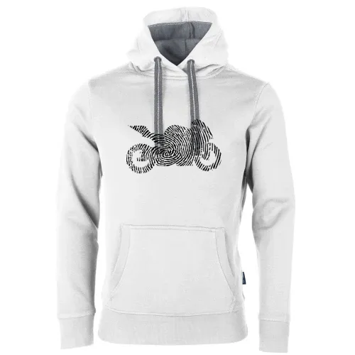 Fingerabdruck Motorrad Männer Hoodie