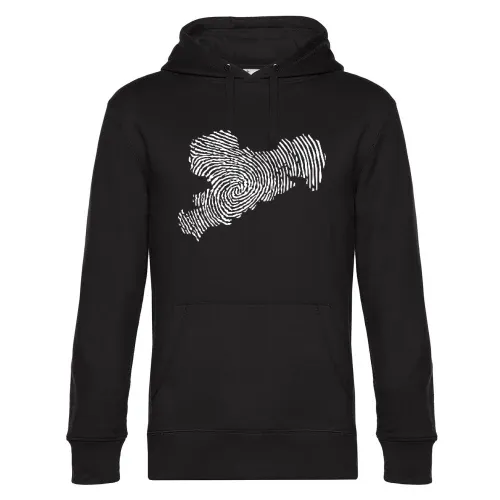 Fingerabdruck Sachsen Männer Hoodie