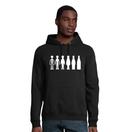 Flaschen Evolution Hoodie Männer Stellar Bio