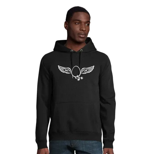 Fliegendes Ei Männer Hoodie