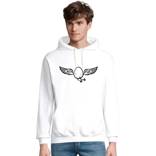 Fliegendes Ei Männer Hoodie