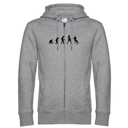 Flötenspielerin Evolution Flötenspieler Flöte Männer Hoodie
