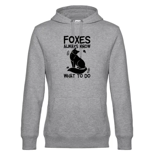 Foxes Know What To Do - Fuchs Fuchsliebhaber Hoodie Männer King Hooded