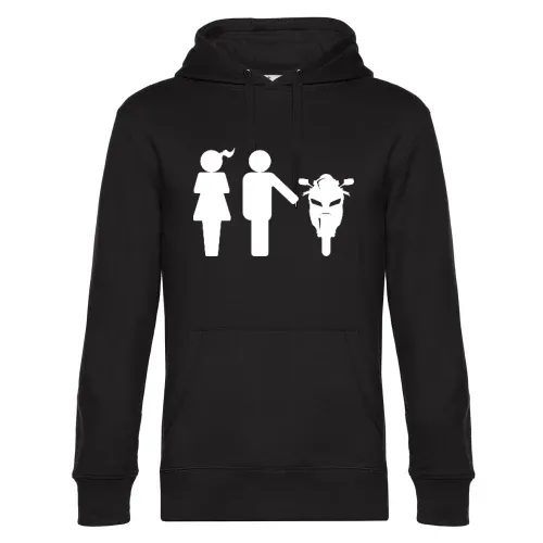 Frau Mann Motorrad Hoodie Männer King Hooded
