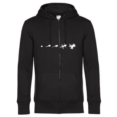 Frosch Evolution Männer Hoodie