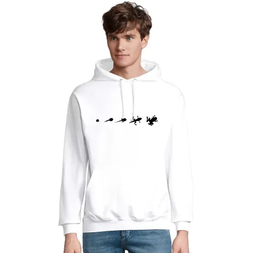 Frosch Evolution Männer Hoodie