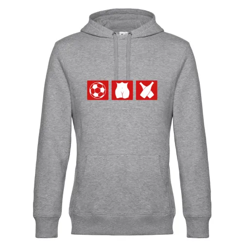 Fussball Ficken Alkohol Hoodie Männer King Hooded