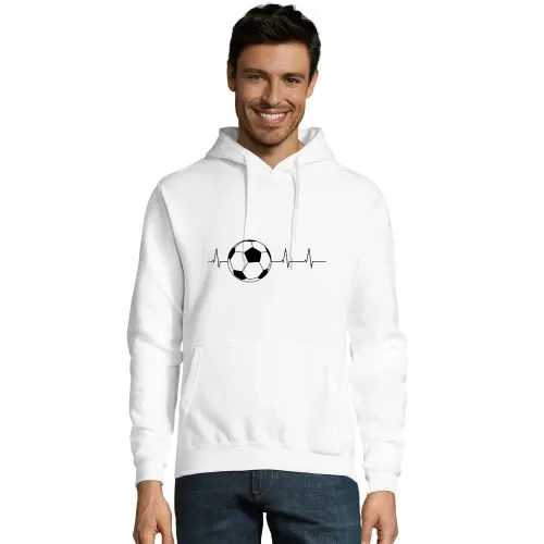 Fussball Herzschlag Männer Hoodie