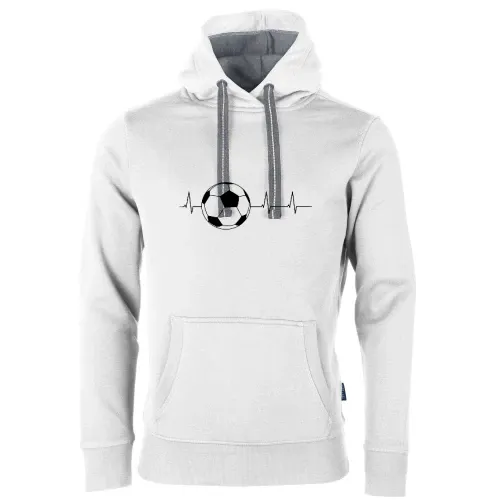 Fussball Herzschlag Männer Hoodie