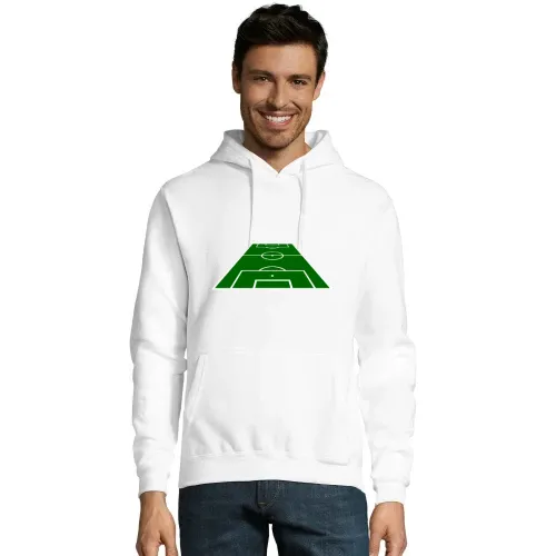 Fussball Spielfeld 3D 2.0 Hoodie Männer Snake