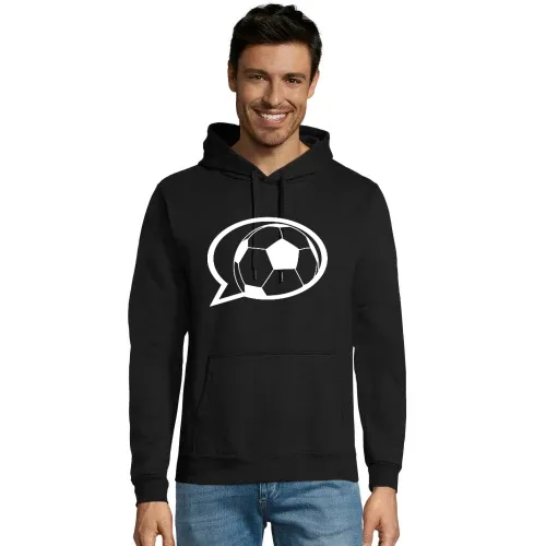Fussball Sprechblase Männer Hoodie