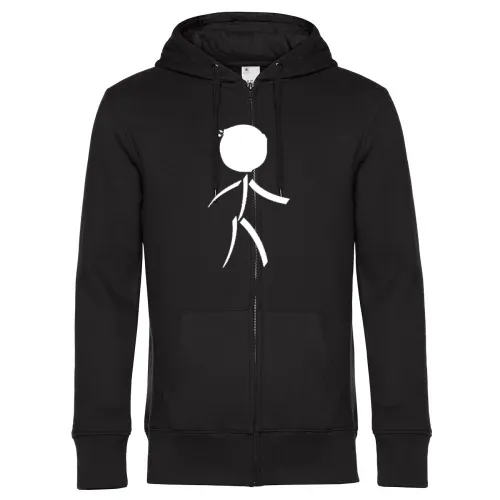 Fussball Strichmännchen Männer Hoodie
