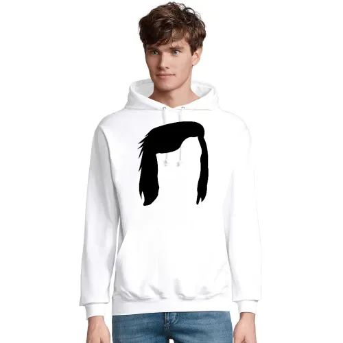 Fußballer Frisur Männer Hoodie