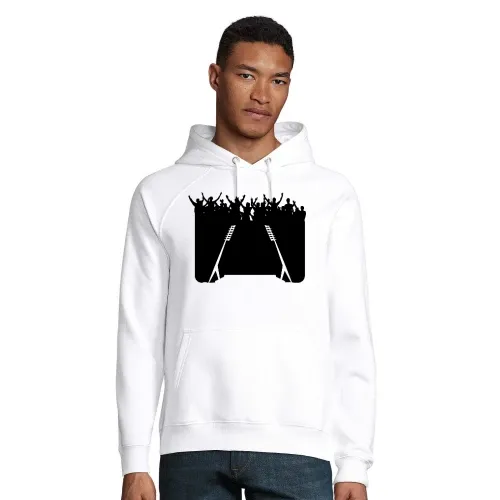 Fußballfans vorm Stadion Hoodie Männer Stellar Bio