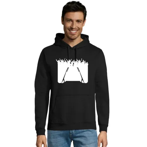 Fußballfans vorm Stadion Männer Hoodie
