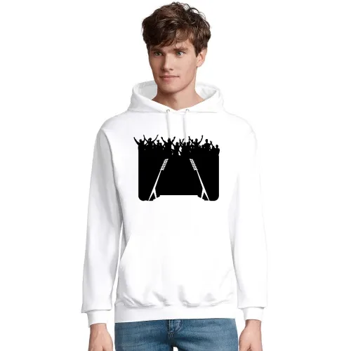 Fußballfans vorm Stadion Männer Hoodie