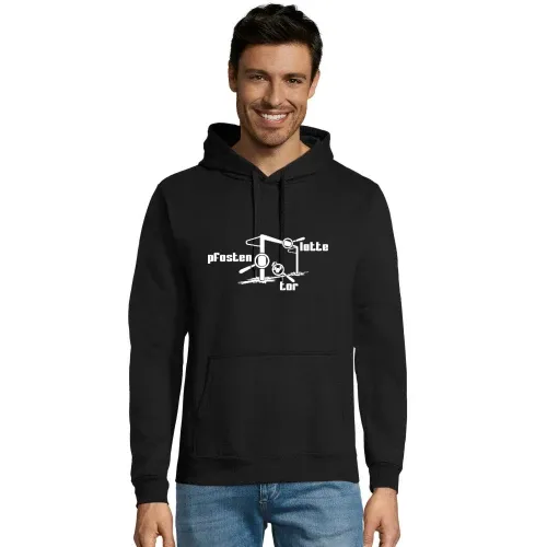 Fußballtor Treffer Pfosten Latte Tor Hoodie