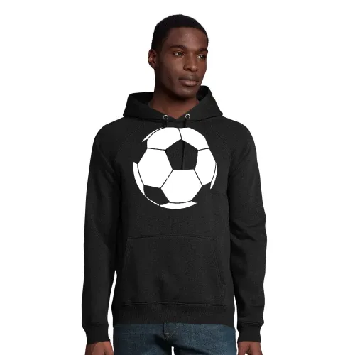 Fußballumriss Männer Hoodie