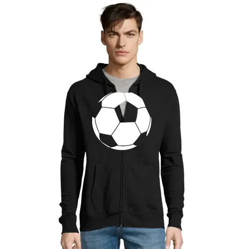 Fußballumriss Männer Hoodie