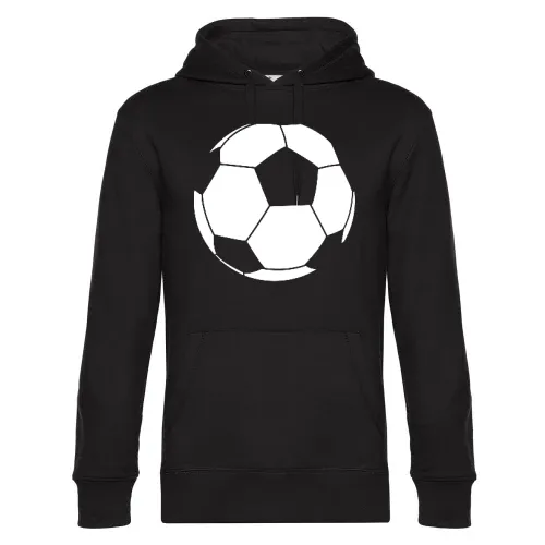 Fußballumriss Männer Hoodie