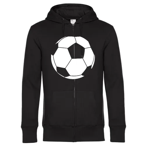 Fußballumriss Männer Hoodie