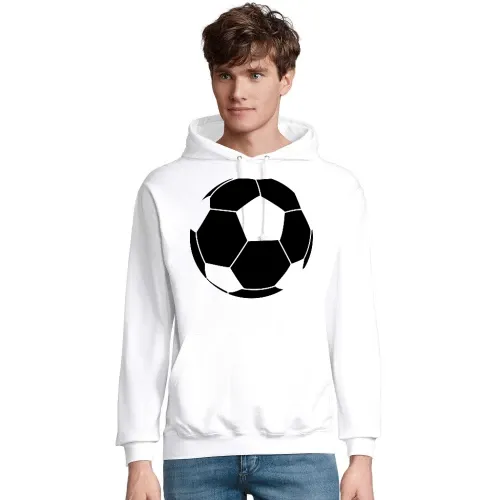 Fußballumriss Männer Hoodie